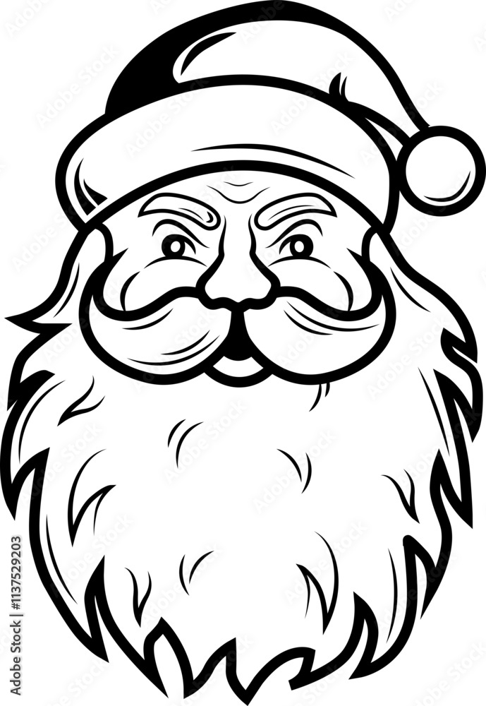 Obraz premium santa claus vector