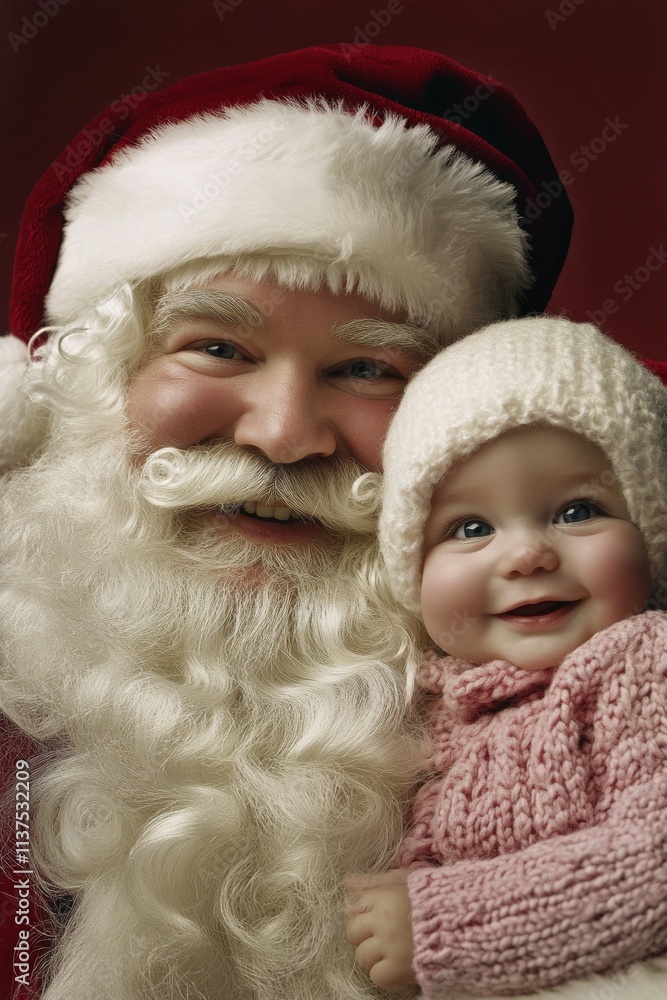 Yule marketing idea artwork for advertisement and social media use. Lively christmas, Ñute baby girl elated with santa claus. Xmas joy graphics. Toddler santa photo lap. Christmas discounts ad. Yule marketing idea artwork for advertisement and social media use. Lively christmas, Ñute baby girl elated with santa claus. Xmas joy graphics. Toddler santa photo lap. Christmas discounts ad.