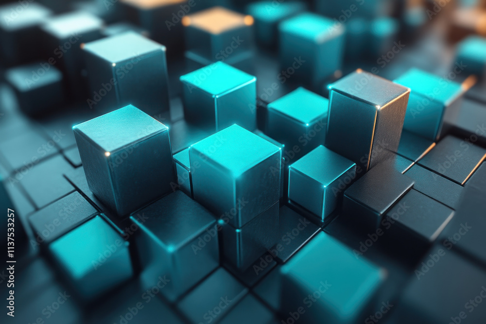 Abstract Cubes Form Intricate Patterns and Designs Seamlessly Abstract Cubes Form Intricate Patterns and Designs Seamlessly