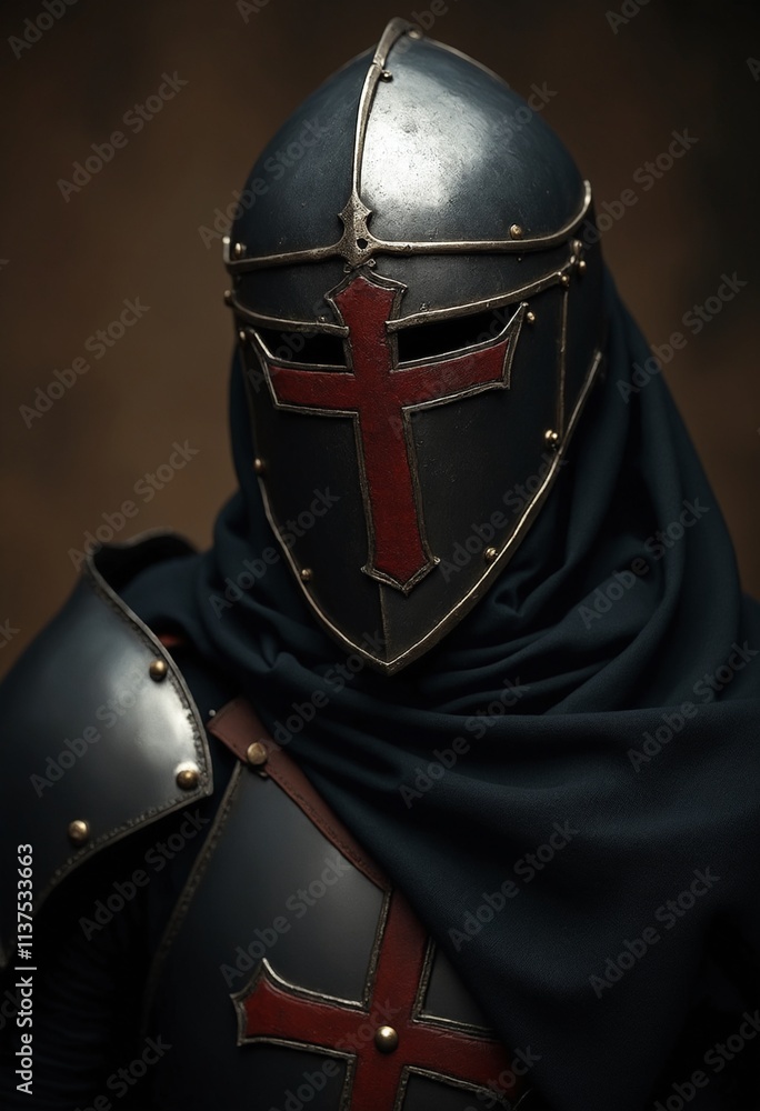 Templar knight protection headwear security Templar knight protection headwear security