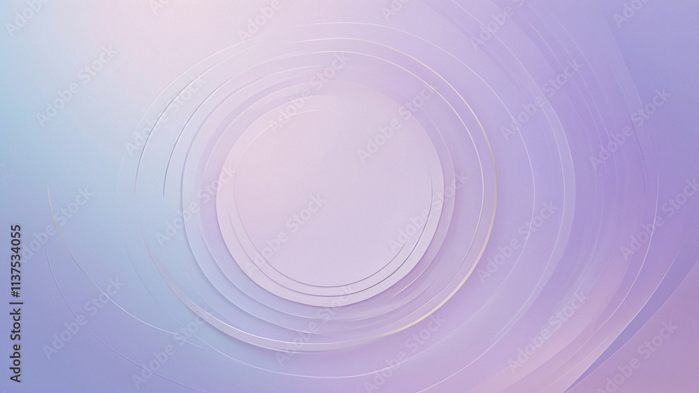 Soothing purple gradient background with circular wave patterns, minimalist abstract design for modern art and presentations. Soothing purple gradient background with circular wave patterns, minimalist abstract design for modern art and presentations.