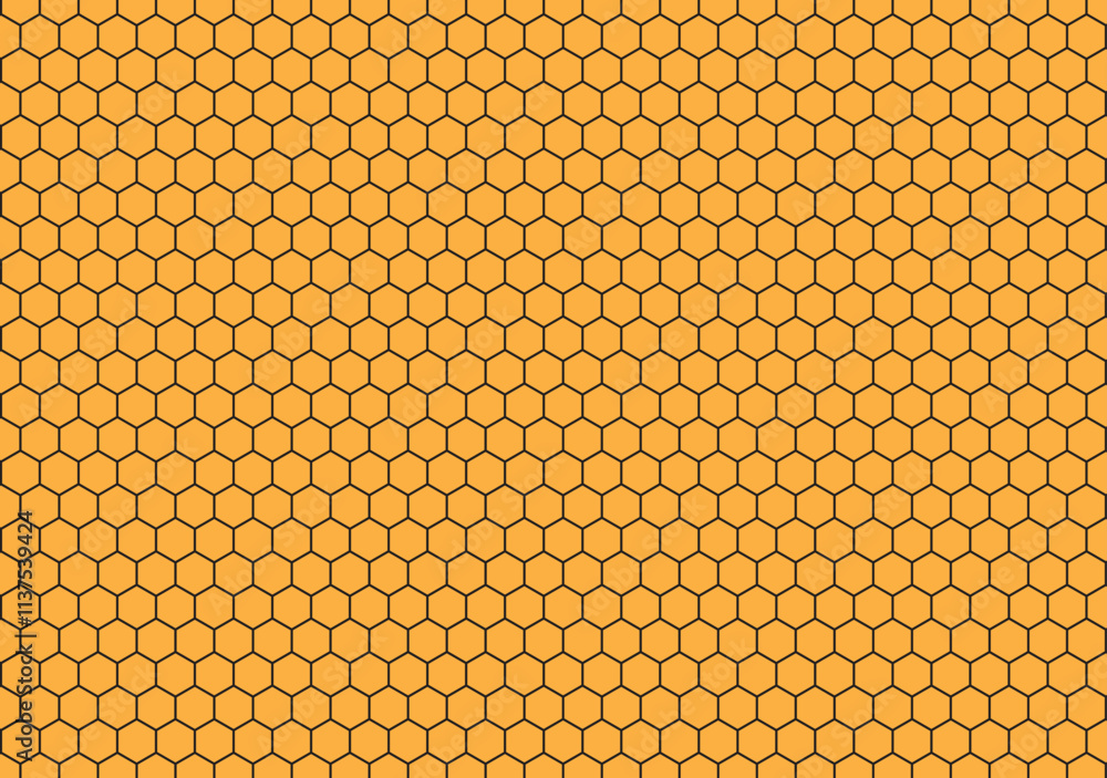 A honeycomb gold color pattern texture background features intricate hexagonal shapes with a metallic sheen, creating a luxurious and captivating visual effect. A honeycomb gold color pattern texture background features intricate hexagonal shapes with a metallic sheen, creating a luxurious and captivating visual effect.