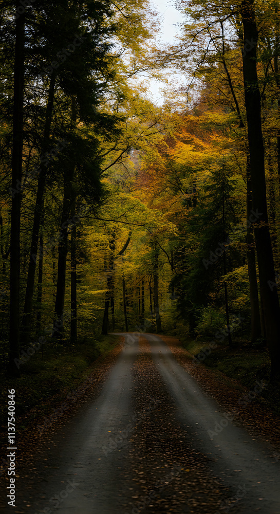 Obraz premium Drone Aerial Photos of Roads by Season