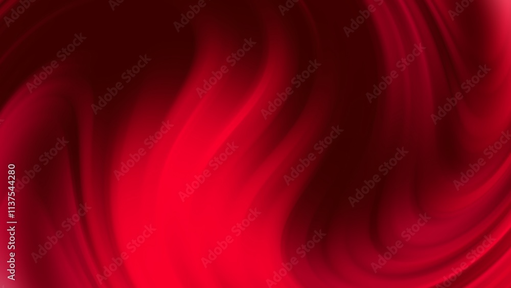 Crimson Swirls: An Abstract Red Fluid Painting Crimson Swirls: An Abstract Red Fluid Painting