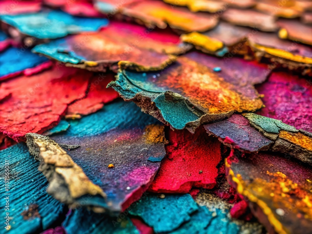 Macro Photography of Damaged Roofing Felt: Close-Up Images of Asphalt Shingle Wear, Tear, and Degradation Macro Photography of Damaged Roofing Felt: Close-Up Images of Asphalt Shingle Wear, Tear, and Degradation