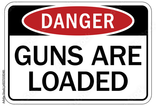 Gun owner sign guns are loaded