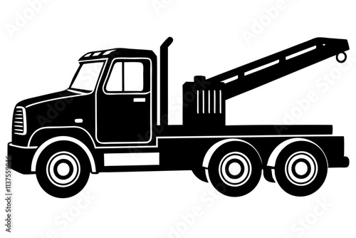 tow truck vector illustration.