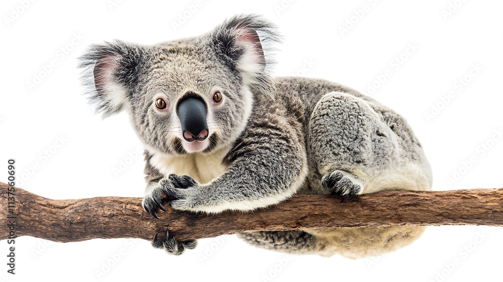Naklejka premium koala on a tree