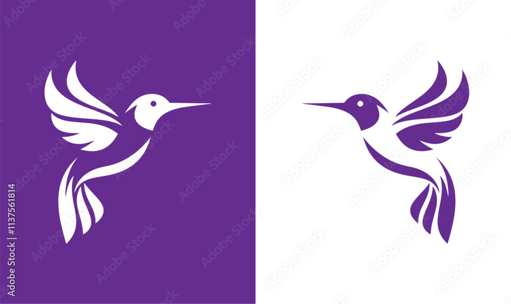 Naklejka premium Bird Abstract Design Concept