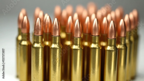 Bullets ammunition isolated photo