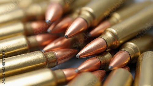 Bullets ammunition isolated photo