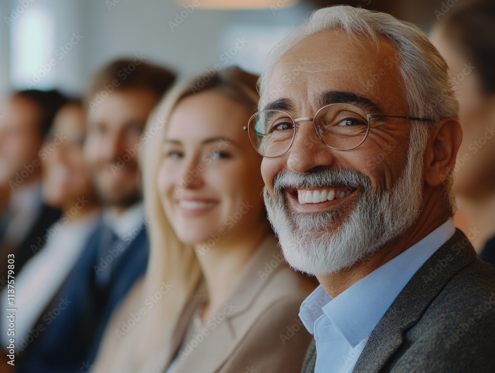 Businessman Smiling at Camera Businessman Smiling at Camera