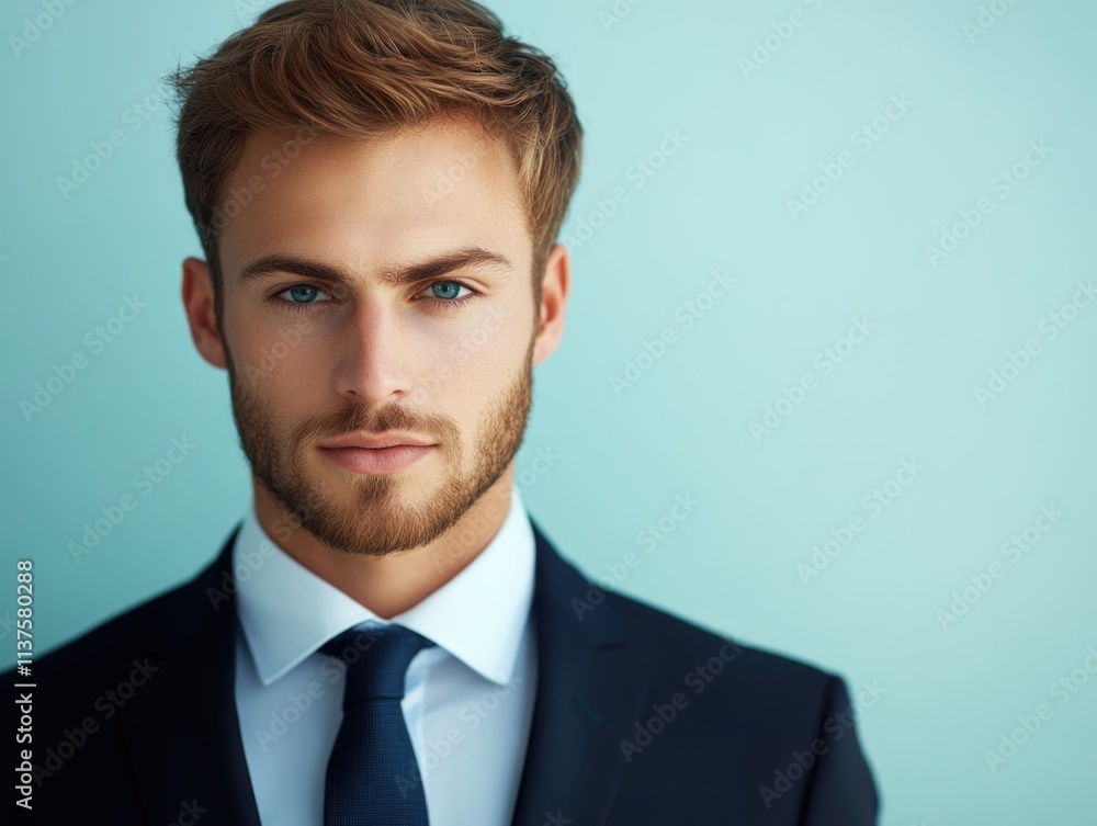 Elegant Young Man with Beard Elegant Young Man with Beard