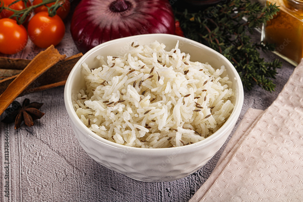 Indian cuisine jeera basmati rice Indian cuisine jeera basmati rice