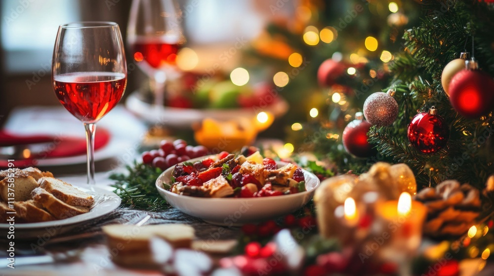 Cozy Christmas Eve Dinner Table Cozy Christmas Eve Dinner Table