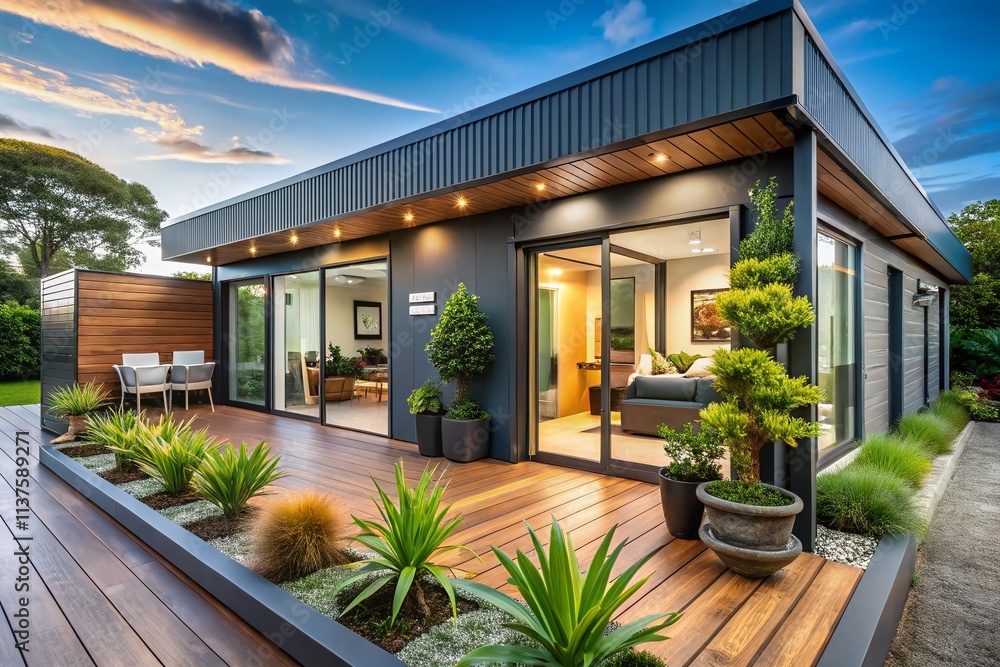 Modern Modular Home Design: Open Concept Living, Sustainable Greenery & Eco-Friendly Architecture Modern Modular Home Design: Open Concept Living, Sustainable Greenery & Eco-Friendly Architecture