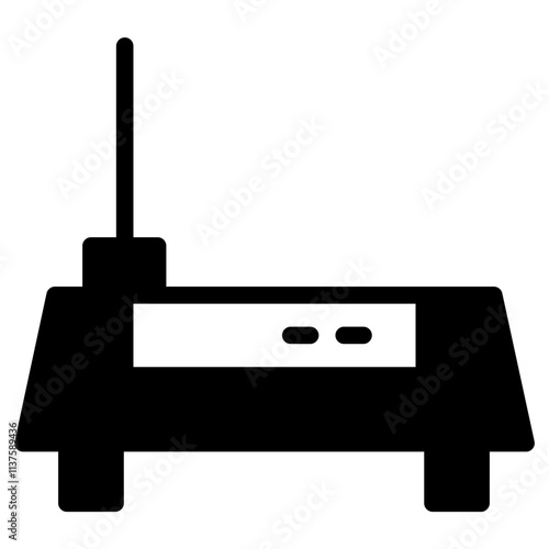 Router Web Wifi Glyph Icon