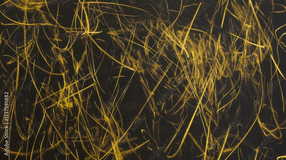 Abstract Gold Brushstrokes Art: A Striking Black and Gold Abstract Design Abstract Gold Brushstrokes Art: A Striking Black and Gold Abstract Design