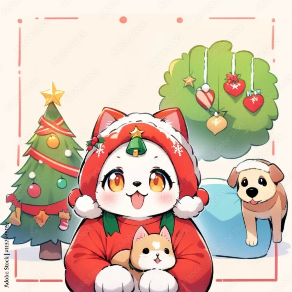 christmas card with snowman kitten christmas card with snowman kitten