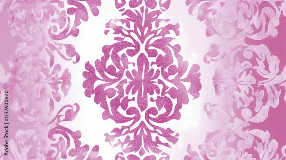 Exquisite Purple and White Damask Design for Wallpaper or Fabric Exquisite Purple and White Damask Design for Wallpaper or Fabric