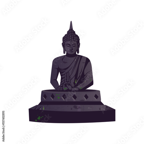 buddha statue isolated