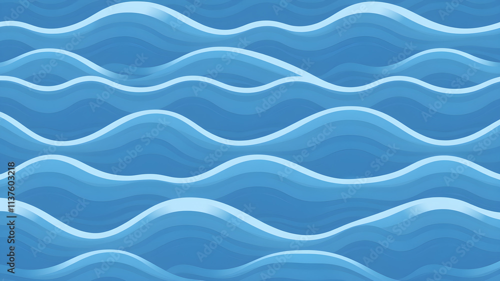 Hand drawn ocean waves.Liquid shape elements. AI generated image, ai Hand drawn ocean waves.Liquid shape elements. AI generated image, ai