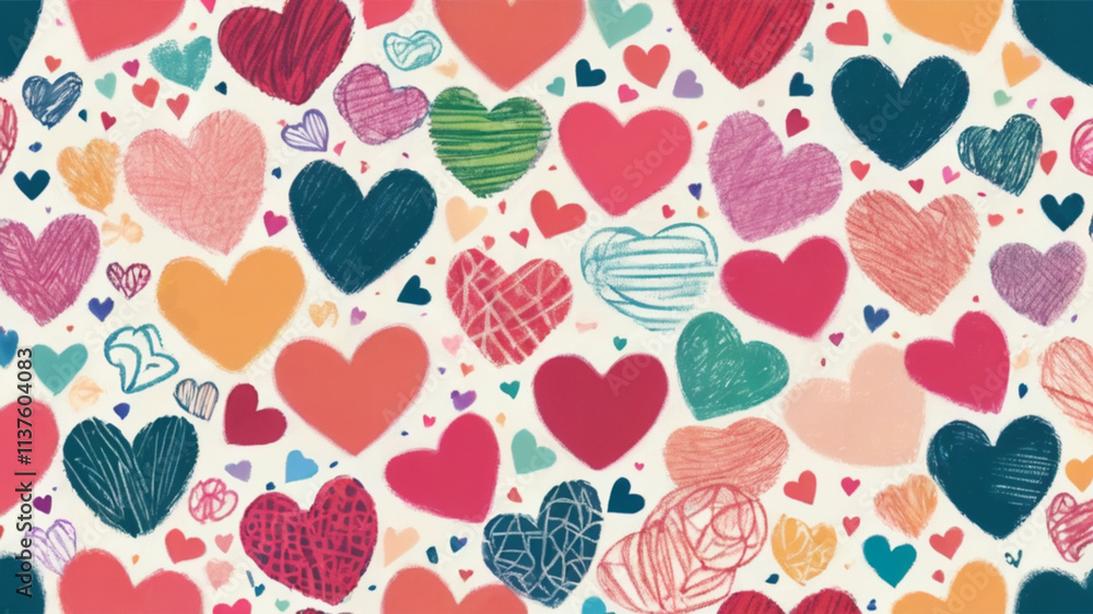 Various drawn heart shapes, silhouettes, outlines.Valentine's Day Heart Shapes. Love Various drawn heart shapes, silhouettes, outlines.Valentine's Day Heart Shapes. Love