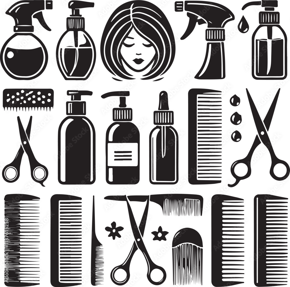 Obraz premium Barber shop tools