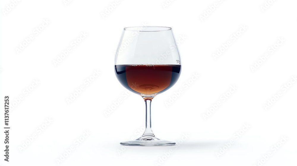 Glass of red wine isolated on white background Glass of red wine isolated on white background