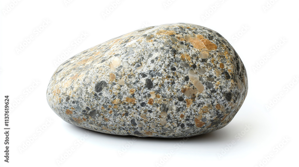 Natural river stone isolated on white background Natural river stone isolated on white background