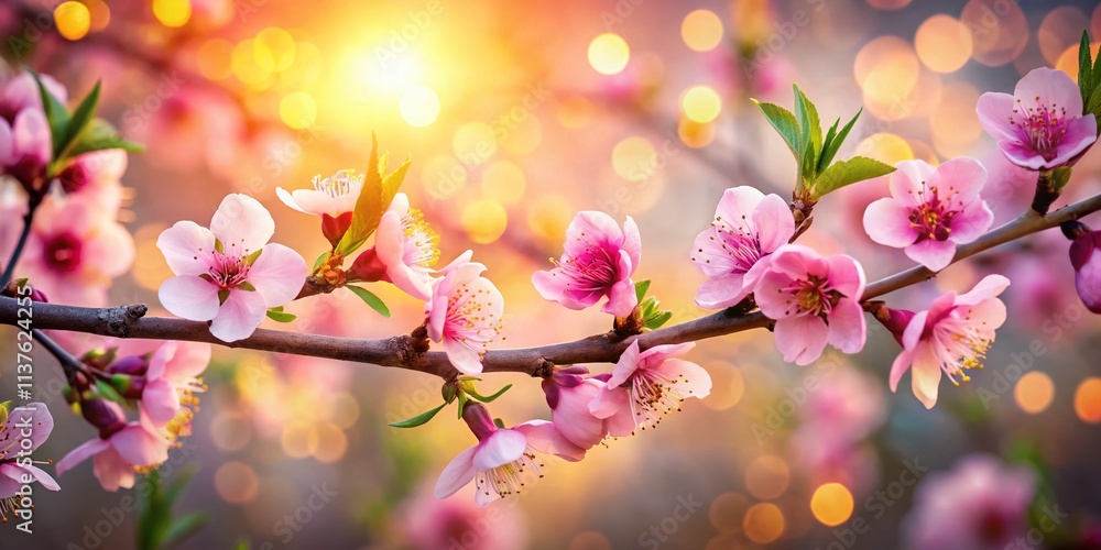 Peach Tree Bokeh Photography: Stunning Blurred Background Images of Blooming Peach Trees in Spring Peach Tree Bokeh Photography: Stunning Blurred Background Images of Blooming Peach Trees in Spring