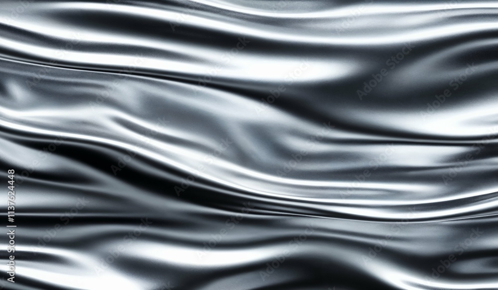 Fototapeta premium silver background, silver abstract background, glossy silver metallic background, abstract silver texture, luxury background, futuristic background, abstract 3d render, silver background design,