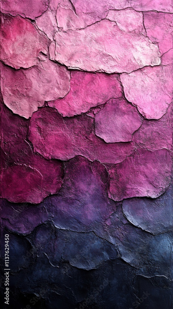 Stunning Purple and Dark Gray Stone Wall Art - Abstract Stone Wall Design Stunning Purple and Dark Gray Stone Wall Art - Abstract Stone Wall Design
