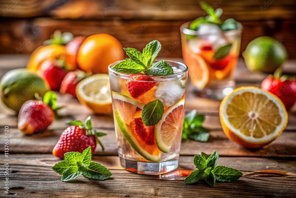 Refreshing Summer Drinks: Cool Quencher Beverages Photography, Ice Cold Drinks, Summer Hydration Refreshing Summer Drinks: Cool Quencher Beverages Photography, Ice Cold Drinks, Summer Hydration