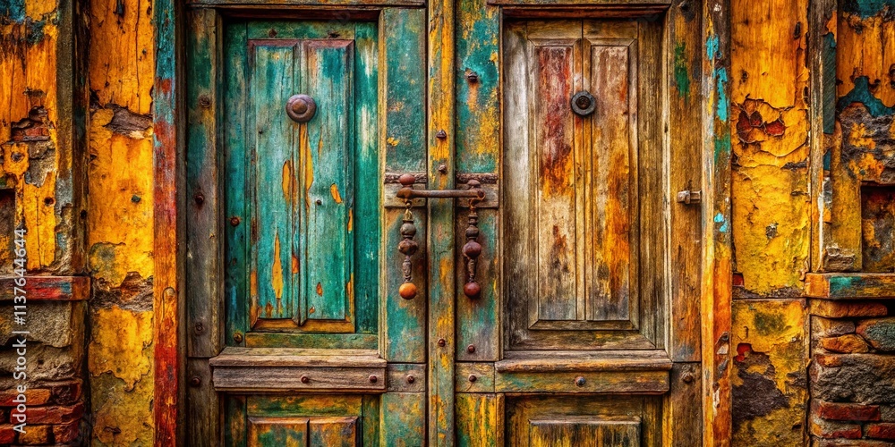 Rustic Wooden Door House Texture Background - Aged Wood, Grunge, Vintage, Documentary Photography Rustic Wooden Door House Texture Background - Aged Wood, Grunge, Vintage, Documentary Photography