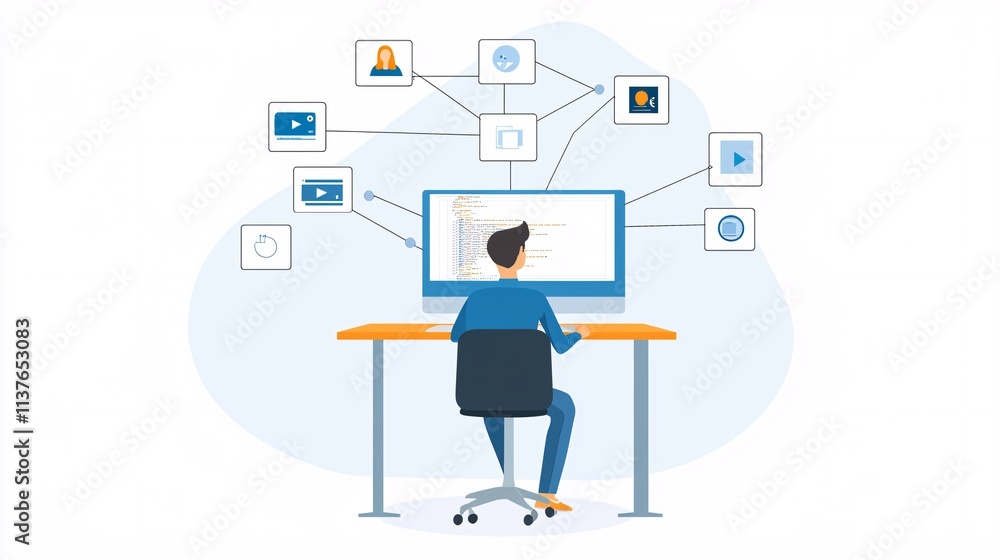 digital transformation, seamless integration of systems, modernizing legacy infrastructure with cutting-edge solutions, dynamic and futuristic digital transformation, seamless integration of systems, modernizing legacy infrastructure with cutting-edge solutions, dynamic and futuristic