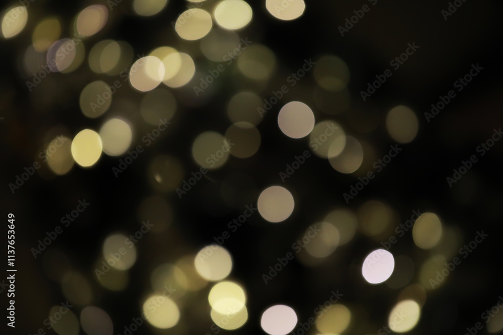 Obraz premium Abstract Bokeh Background with Blurred Lights and Soft Circles Effect