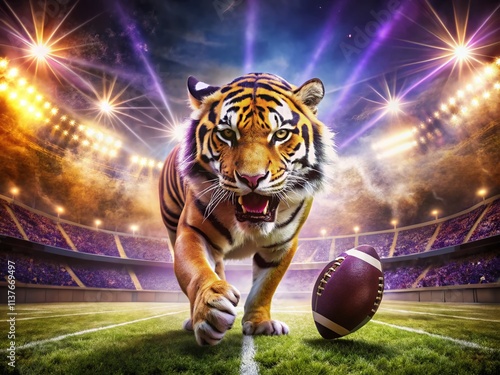 LSU Tigers Football: Epic Game Day Action, Gridiron Glory, Stadium Atmosphere, College Football Powerhouse photo