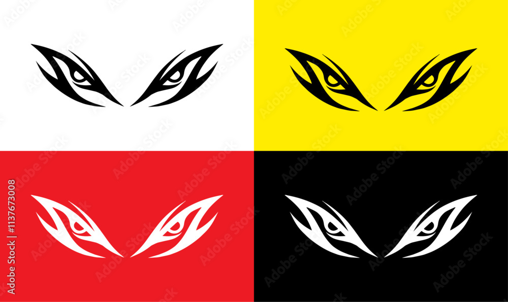Eyes Tatto Logo Design Eyes Tatto Logo Design