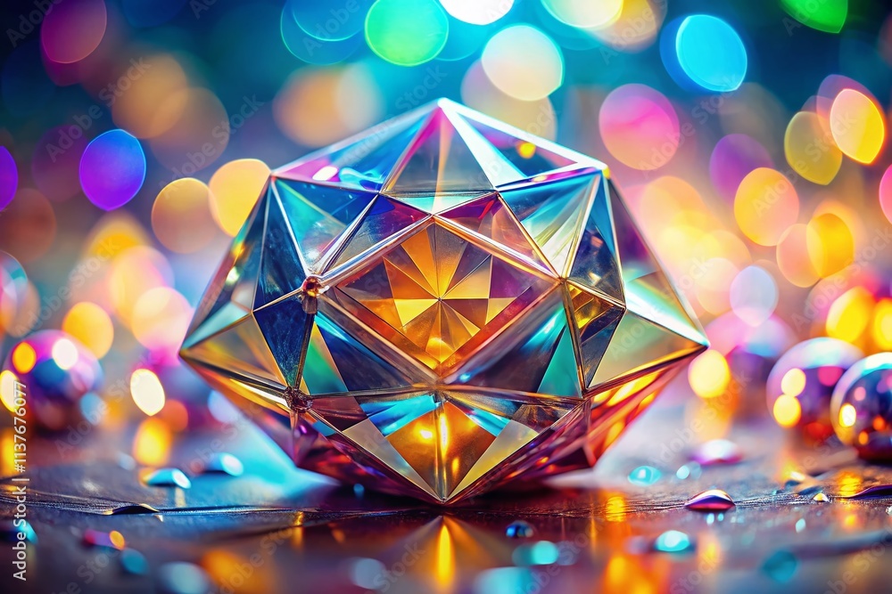 Macro Crystal Drawing Photography: Detailed Close-up of Simple Geometric Crystal Structures Macro Crystal Drawing Photography: Detailed Close-up of Simple Geometric Crystal Structures
