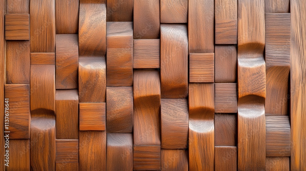 Fototapeta premium Intricate Wooden Surface with Unique Textures and Patterns