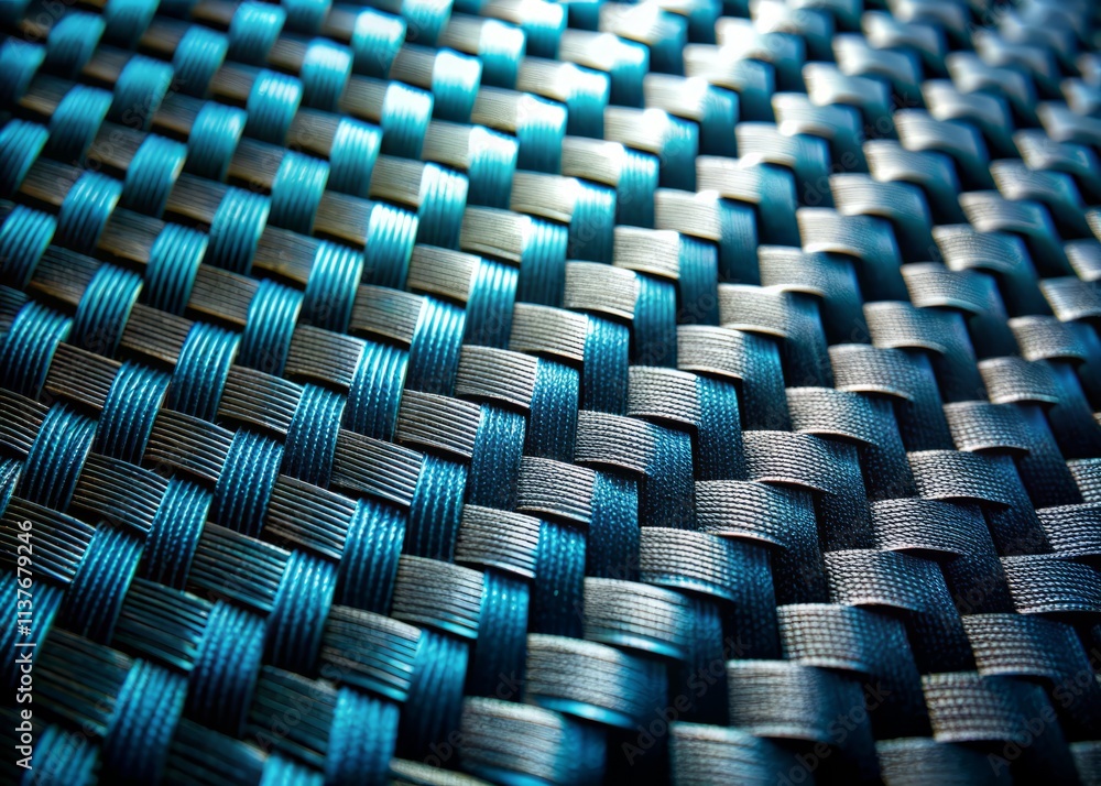 Fototapeta premium Carbon Fiber Texture Background, Abstract Black and Grey Lines, Wide Angle Macro Photography, High Resolution Image, Industrial Design