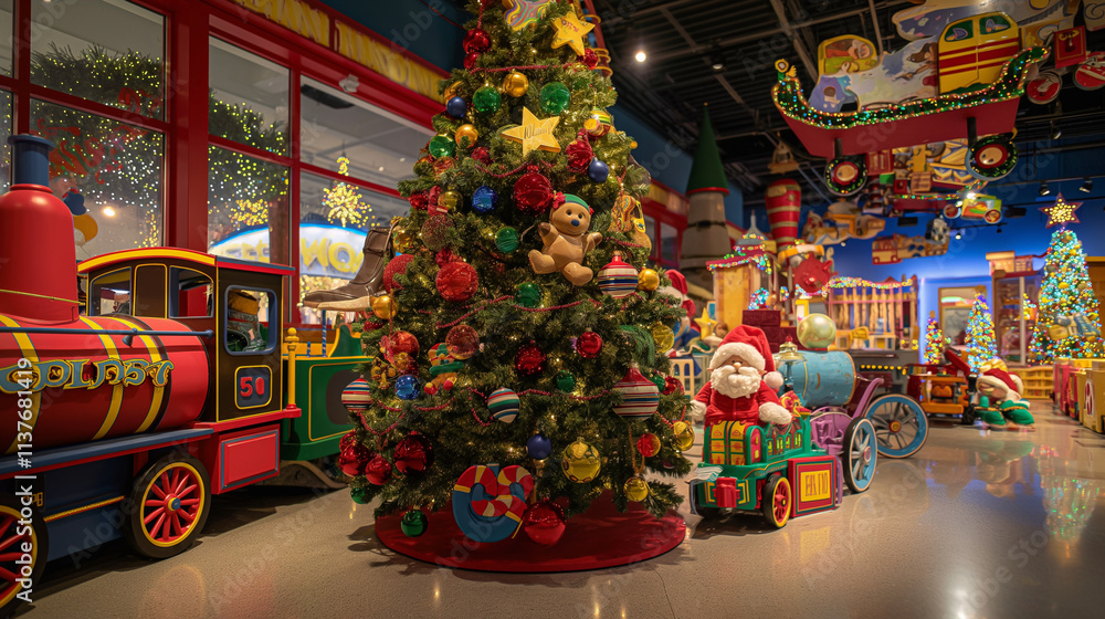 Naklejka premium Modern Minimalist Christmas