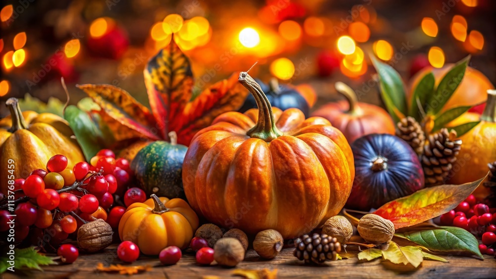 Macro Thanksgiving Blessings 2023: Close-Up Autumn Harvest Photography