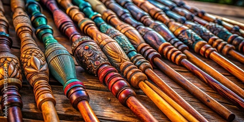 Wallpaper Mural Magical School Supplies: Documentary Photography of Wands & Wizardry Torontodigital.ca