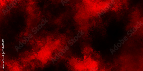 Modern abstract red texture, Red Smoke Like Cloud Wave Effect On Black, red grainy grunge background texture, Abstract Red And Black Grunge Texture with smoke.