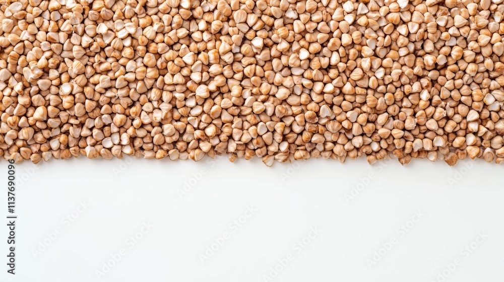 Obraz premium A Close-up View of Buckwheat Grains - Healthy and Nutritious Food