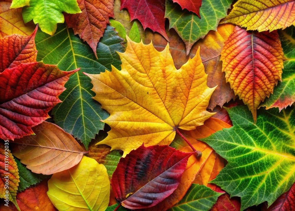 Chromatic leaf scale food photography showcases autumn's fiery greens, reds, and golden yellows. Chromatic leaf scale food photography showcases autumn's fiery greens, reds, and golden yellows.