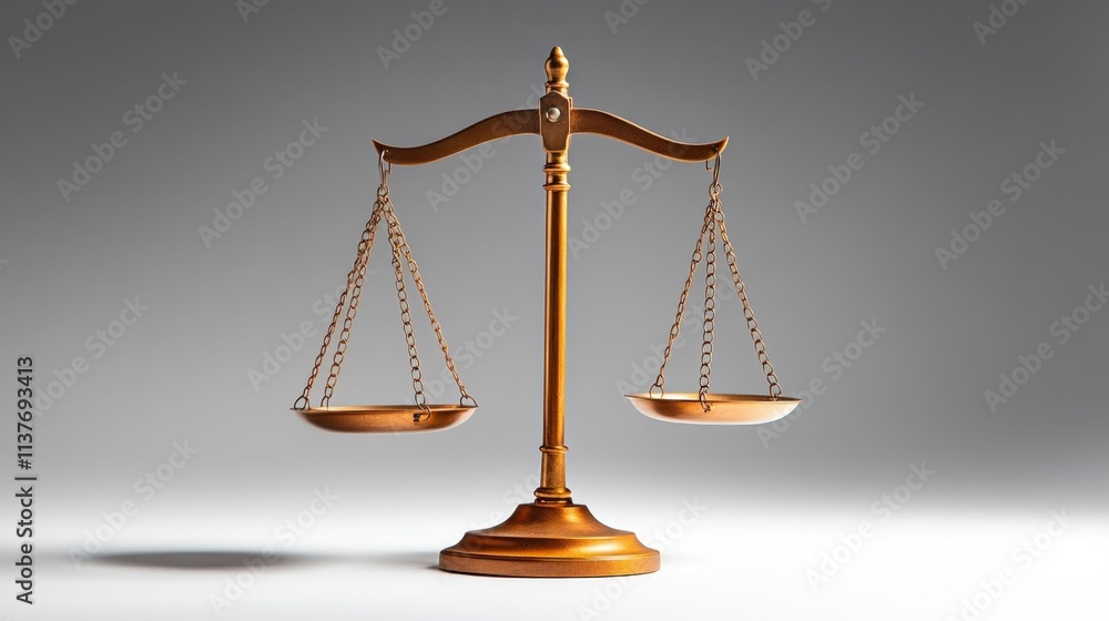 Balance and Justice: Scales on Soft Glowing Background. Generative AI Balance and Justice: Scales on Soft Glowing Background. Generative AI