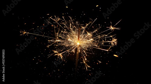 Wallpaper Mural Sparklers Night Celebration: A Glowing Festive Display Torontodigital.ca